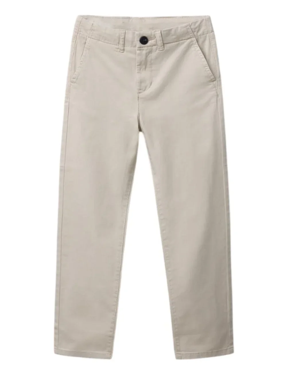 ZARA Kids Sand Beige Basic Slim Fit Pants Boys Tailored School Trousers 12